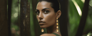 Crystal Earrings - Amanda Marcucci – luxury handcrafted jewellery by Amanda Marcucci, Florence.