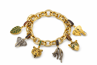 Gold Panther Charm