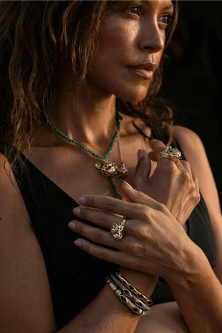 Gold Jaguar Ring – handcrafted Italian jewellery by Amanda Marcucci, Florence.