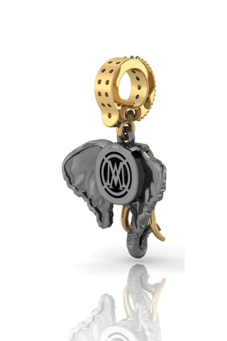 Silver elephant charm – Helena Christensen x Amanda Mar